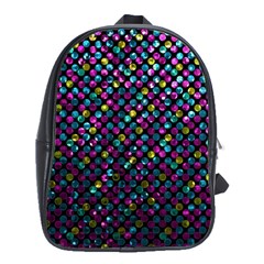 Polka Dot Sparkley Jewels 2 School Bag (large) by MedusArt