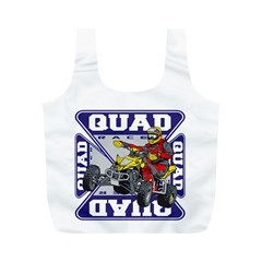 Quad Racer Full Print Recycle Bag (m) by MegaSportsFan