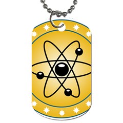 Atom Symbol Dog Tag (one Sided) by StuffOrSomething