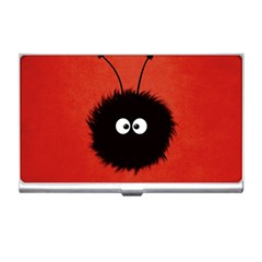 Red Cute Dazzled Bug Business Card Holder by CreaturesStore