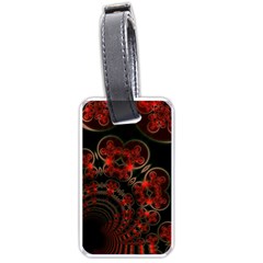 Phenomenon, Orange Gold Cosmic Explosion Luggage Tag (one Side) by DianeClancy