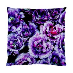 Purple Wildflowers Of Hope Cushion Case (single Sided)  by FunWithFibro