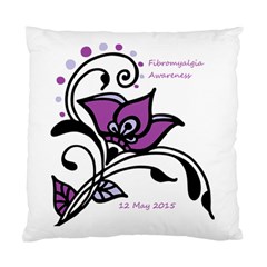 2015 Awareness Day Cushion Case (two Sided)  by FunWithFibro