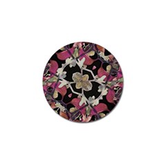 Floral Arabesque Decorative Artwork Golf Ball Marker 10 Pack by dflcprints