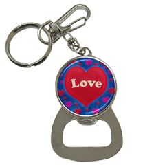 Love Theme Concept  Illustration Motif  Bottle Opener Key Chain by dflcprints