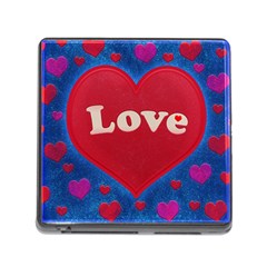 Love Theme Concept  Illustration Motif  Memory Card Reader With Storage (square) by dflcprints