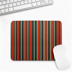 Festive Stripe Small Mouse Pad (rectangle) by Colorfulart23