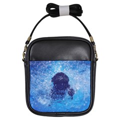 French Bulldog Swimming Girl s Sling Bag by StuffOrSomething