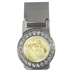  Cream Rose Money Clip (cz) by Colorfulart23