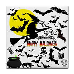 Happy Halloween Collage Face Towel by StuffOrSomething