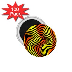 Colored Zebra 1 75  Button Magnet (100 Pack) by Colorfulart23