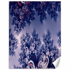 Pink And Blue Morning Frost Fractal Canvas 12  X 16  (unframed) by Artist4God