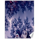 Pink and Blue Morning Frost Fractal Canvas 12  x 16  (Unframed) 11.86 x15.41  Canvas - 1