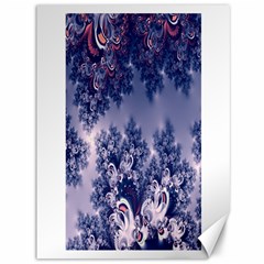 Pink And Blue Morning Frost Fractal Canvas 36  X 48  (unframed) by Artist4God