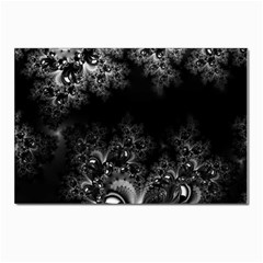 Midnight Frost Fractal Postcard 4 x 6  (10 Pack) by Artist4God