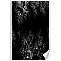 Midnight Frost Fractal Canvas 24  X 36  (unframed) by Artist4God