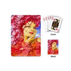 Tears Of Blood Playing Cards (mini) by icarusismartdesigns