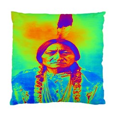 Sitting Bull Cushion Case (single Sided)  by icarusismartdesigns