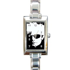 Warhol Rectangular Italian Charm Watch by icarusismartdesigns