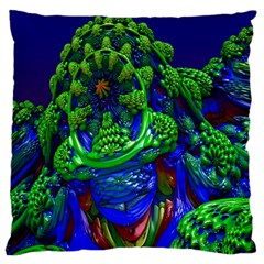 Abstract 1x Large Cushion Case (single Sided)  by icarusismartdesigns