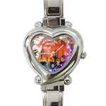 Ghost Dance Heart Italian Charm Watch  Front