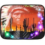 Ghost Dance Mini Fleece Blanket (Two Sided) 35 x27  Blanket Front