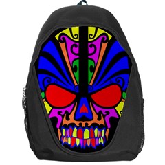 Skull In Colour Backpack Bag by icarusismartdesigns