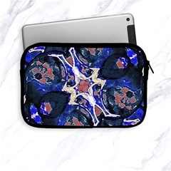 Decorative Retro Floral Print Apple Ipad Mini Zippered Sleeve by dflcprints