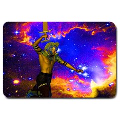 Star Fighter Large Door Mat by icarusismartdesigns