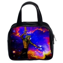 Star Fighter Classic Handbag (two Sides) by icarusismartdesigns