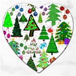 Oh Christmas Tree Jigsaw Puzzle (Heart) Front