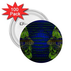 Binary Communication 2 25  Button (100 Pack) by StuffOrSomething