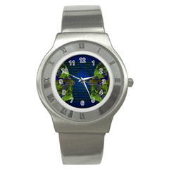 Binary Communication Stainless Steel Watch (slim) by StuffOrSomething