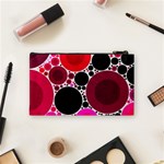 Retro Polka Dot  Cosmetic Bag (Small) Back