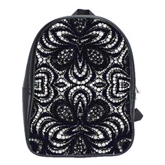 Twisted Zebra  School Bag (xl) by OCDesignss