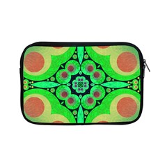 Neon Green  Apple Ipad Mini Zippered Sleeve by OCDesignss