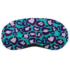 Turquoise Cheetah Sleeping Mask by OCDesignss