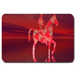 Riding At Dusk Large Door Mat 30 x20  Door Mat