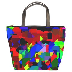 Pattern Bucket Handbag by Siebenhuehner