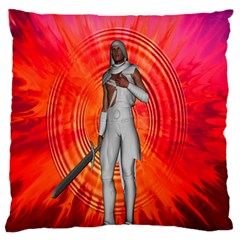 White Knight Standard Flano Cushion Case (one Side) by icarusismartdesigns