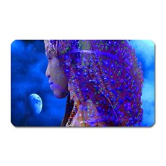 Moon Shadow Magnet (rectangular) by icarusismartdesigns