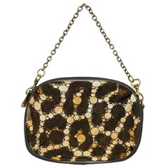 Cheetah Abstract  Chain Purse (two Sided)  by OCDesignss