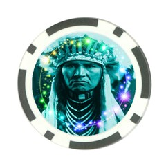 Magical Indian Chief Poker Chip (10 Pack) by icarusismartdesigns