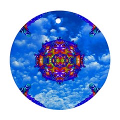 Sky Horizon Round Ornament (two Sides) by icarusismartdesigns