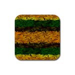 Tribal Floral Pattern Drink Coaster (Square) Front