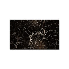 Spider Web Print Grunge Dark Texture Sticker (rectangle) by dflcprints