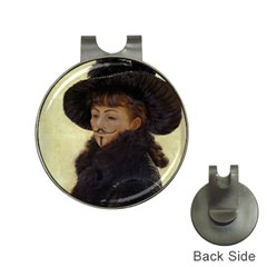 Kathleen Anonymous - James Tissot, 1877 Golf Ball Marker Hat Clip by AnonMart