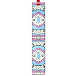 Aztec Style Pattern in Pastel Colors Large Bookmark Front