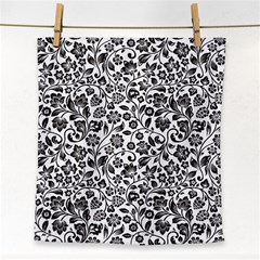 Elegant Glittery Floral Face Towel by StuffOrSomething