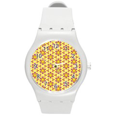 Cute Pretty Elegant Pattern Plastic Sport Watch (medium) by GardenOfOphir